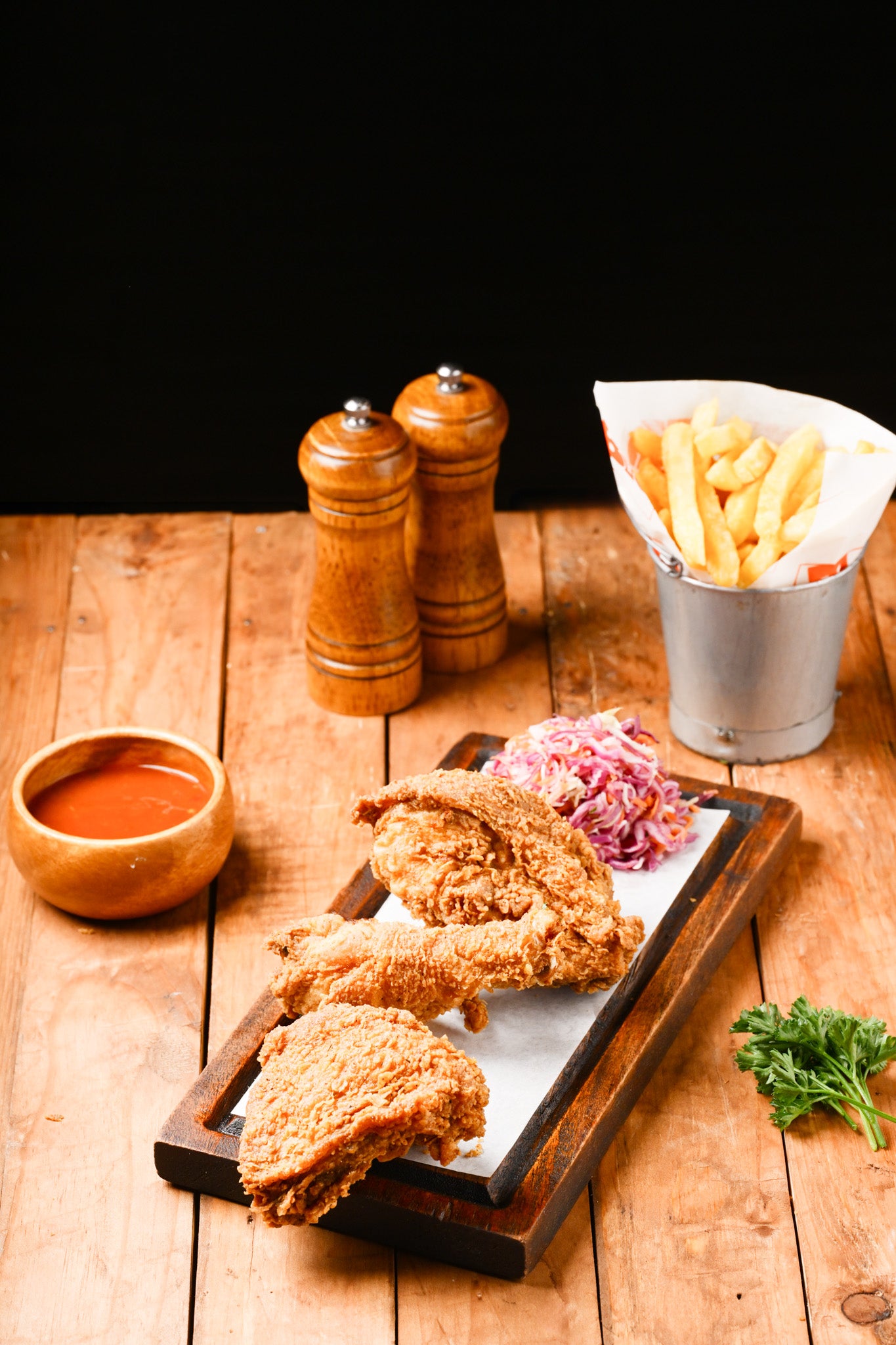 3 Piecer Crispy Fried Chicken