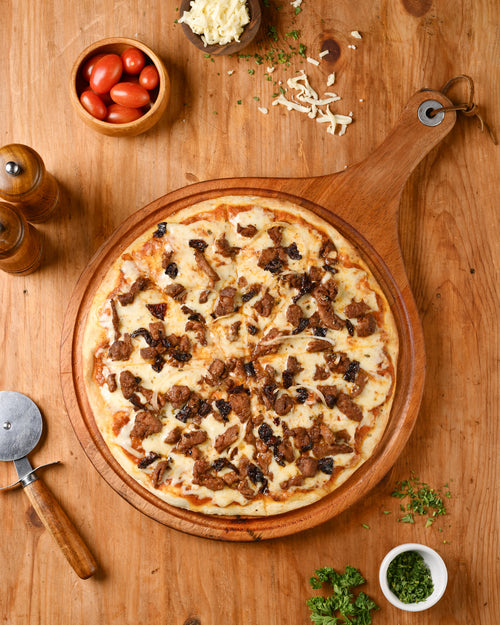 BBQ BEEF - CHOOSE ANY 2 STANDARD PIZZAS