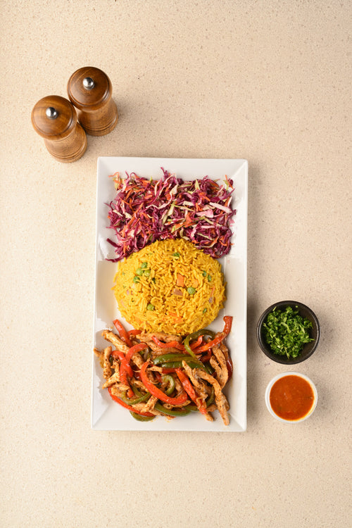 RICE & CHICKEN STIR-FRY