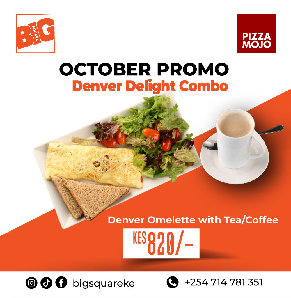 Denver Delight Combo - Denver Omelette with Tea/Coffee